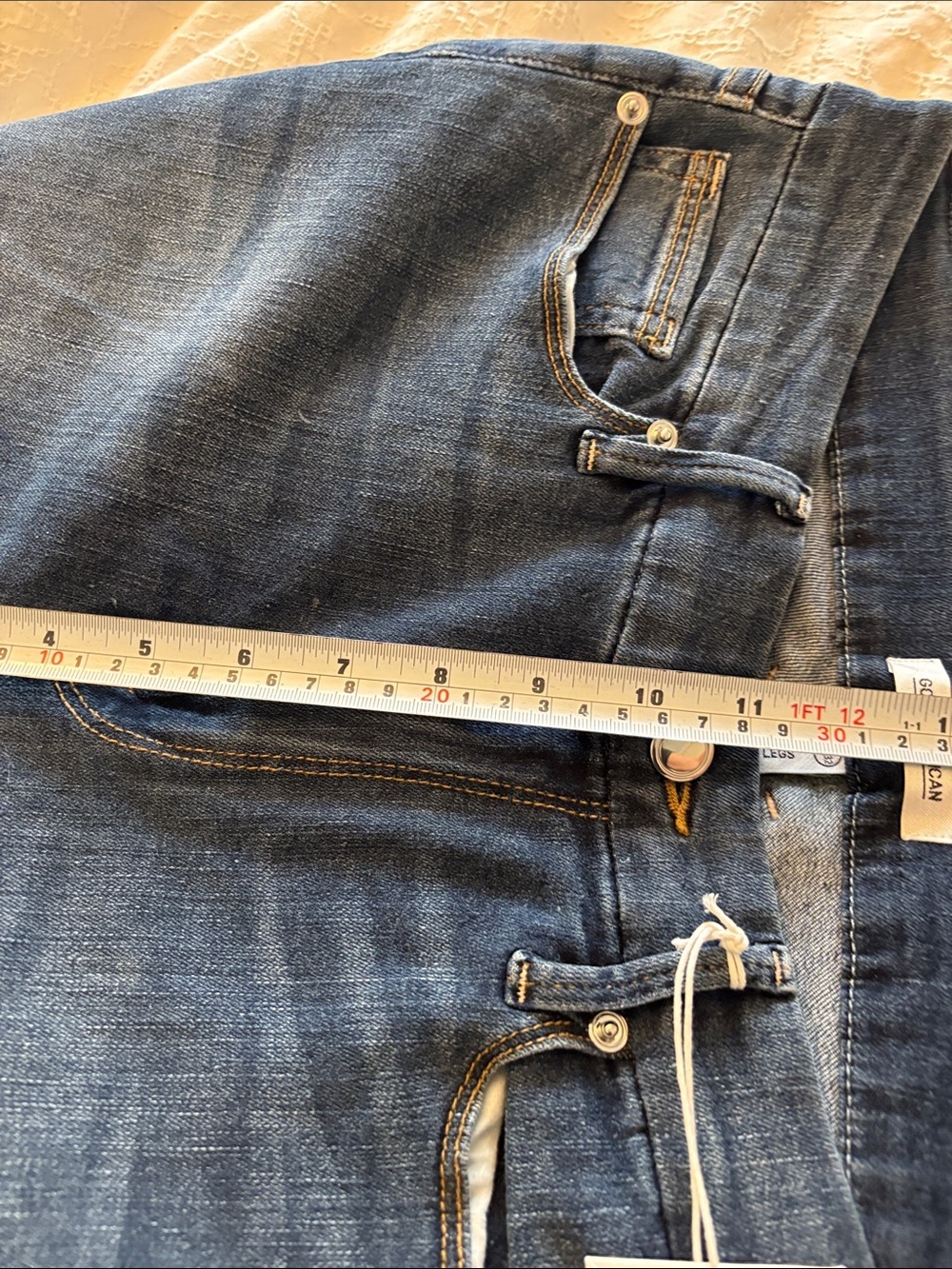 Good American Good Legs High Rise Skinny with a Chewed Hem. size 14/32 - Picture 13 of 14